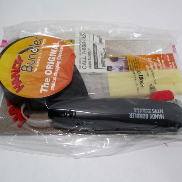 HANDY BUNDLER Original Endless Strapping Dispenser NEW COMPLETE SET - Picture 2 of 6
